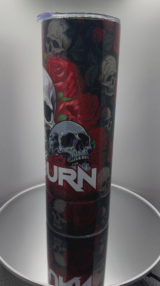 REDBURN roses metallic shimmer 20oz Tumbler