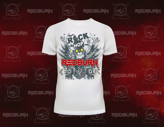 REDBURN ROCK HOP WHT SHORT SLEEVE T