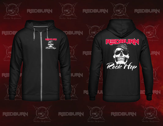REDBURN Rock-Hop Zip Up Hoodie (Black)