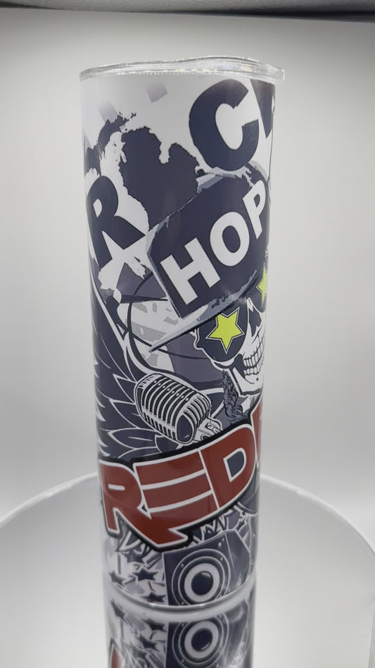 REDBURN Wht RockHop 20oz Tumbler