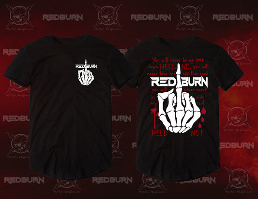 "HELL NO" LYRIC Special Edition DOUBLE SIDED SHORT SLEEVE TEE