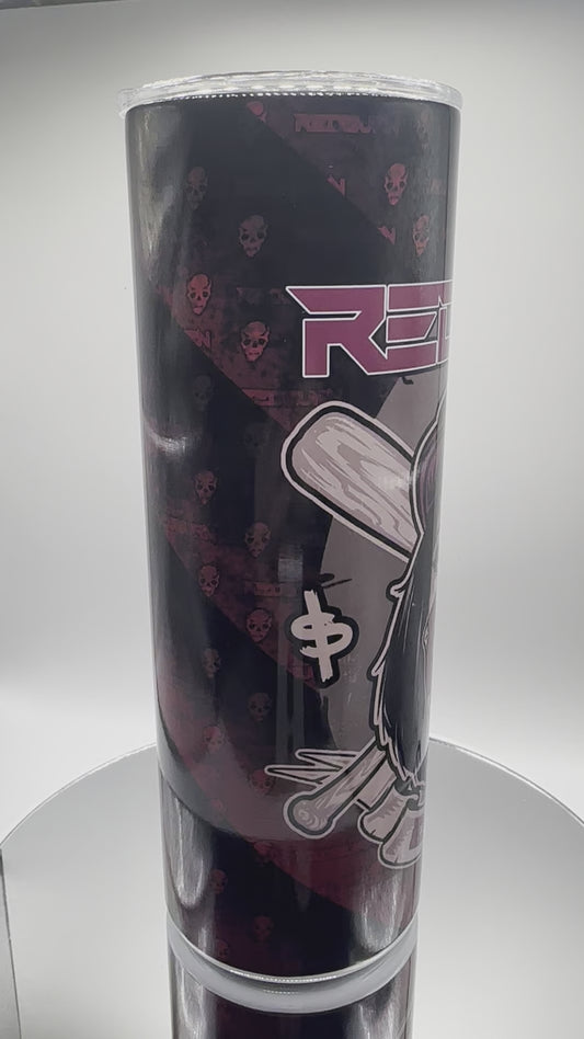 REDBURN Blk Bandana Girl 20oz Tumbler