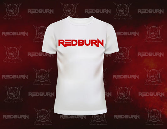REDBURN LOGO WHT SHORT SLEEVE T